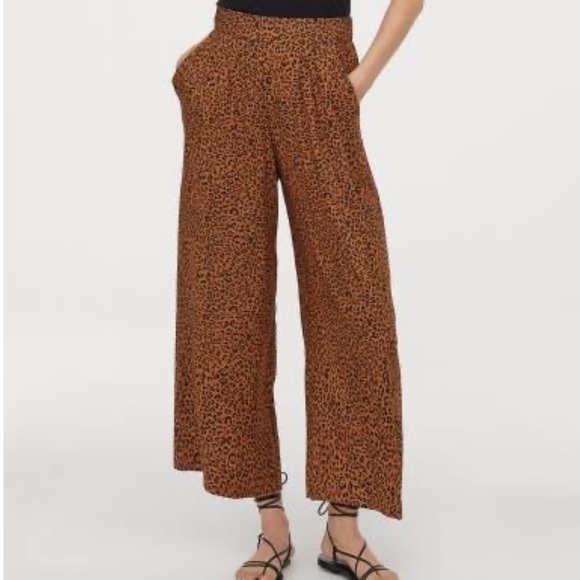 leopard pants h&m